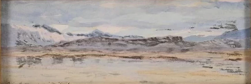 Paul Émile Chabas - Paesaggio vicino a Biskraen 1891